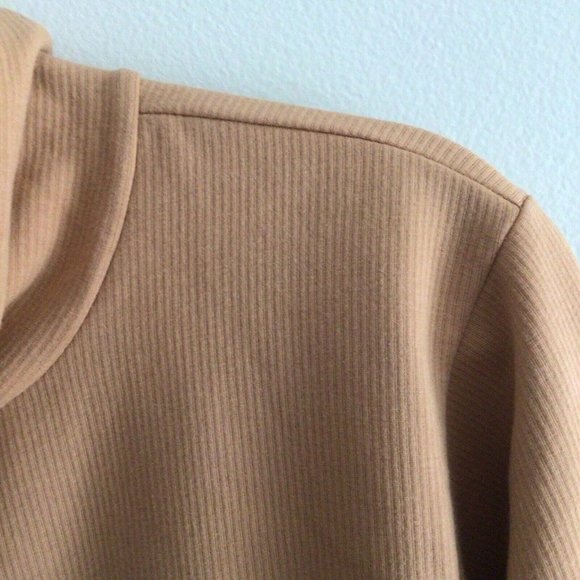 Madewell Tan Hoodie Sweatshirt - Picture 6 of 9